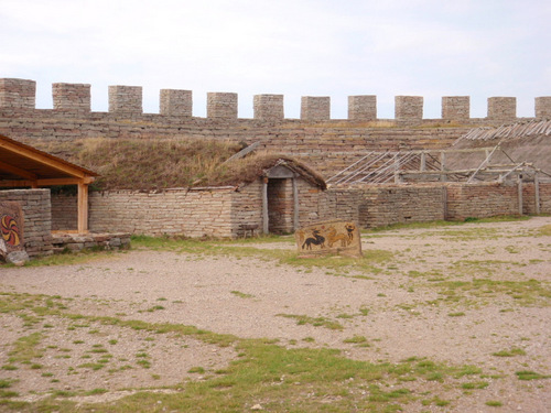 Viking Fortress Interior Structures.